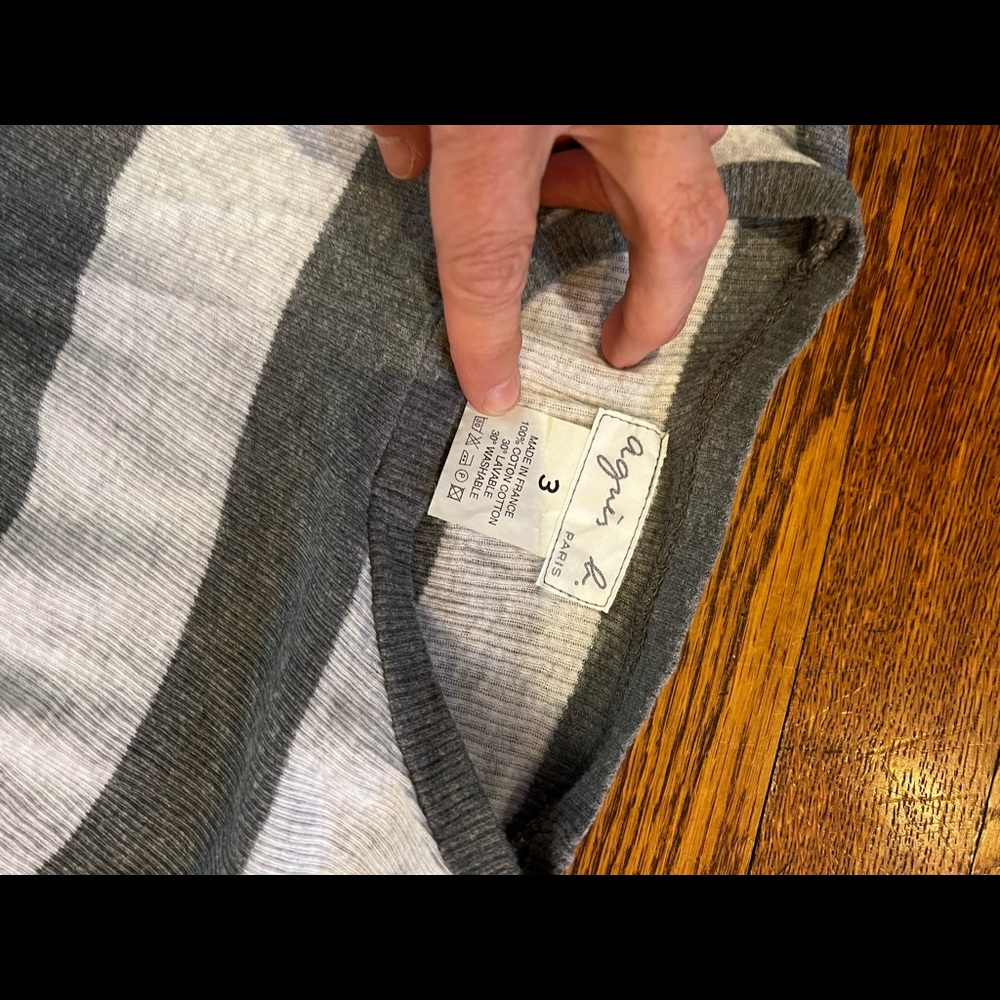 Agnes b long sleeve cotton shirt